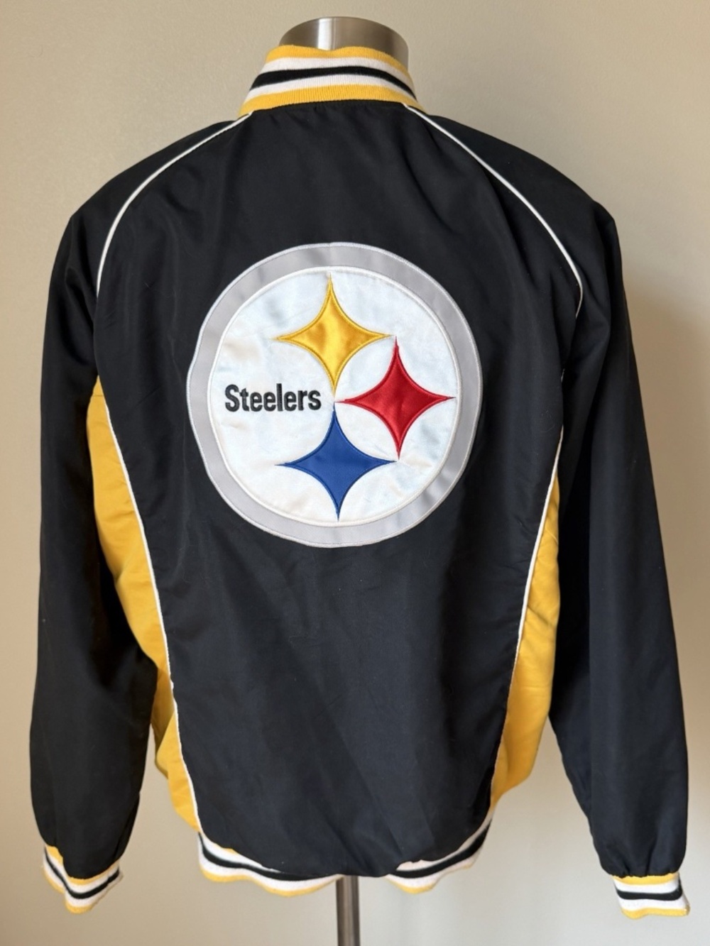 VTG Pittsburgh Steelers NFL G-III Full Zip Jacket Sz L